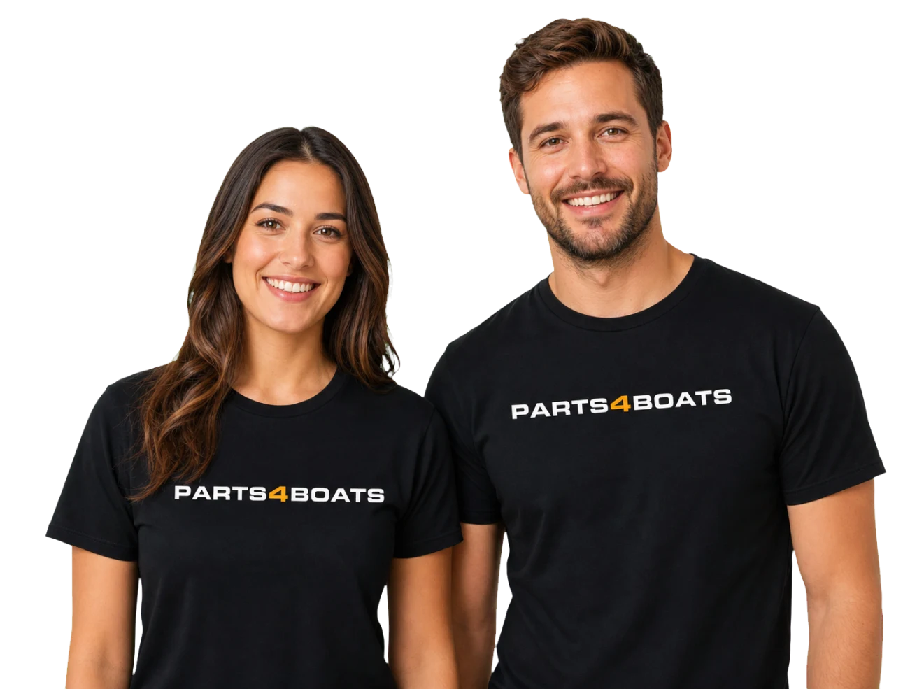 Dos miembros del equipo de soporte de Parts4Boats