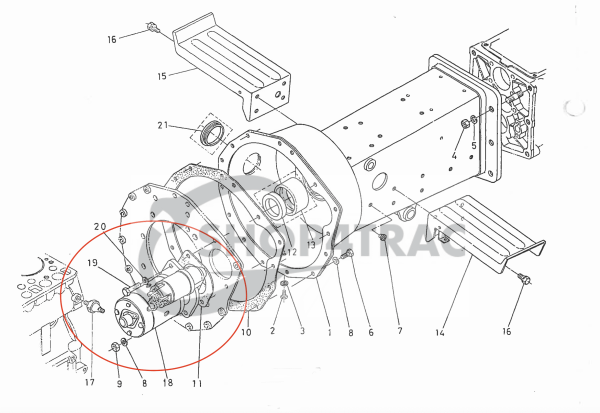 Motor de arranque Kubota D750 / D850 / D950 / serie Z – Diésel marino Nanni &amp; Kubota