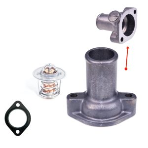 Carcasa termostato + termostato (brida de agua) Beta Marine Beta 28 / Beta 30 – Nanni N3.30 – Universal M-25XPB