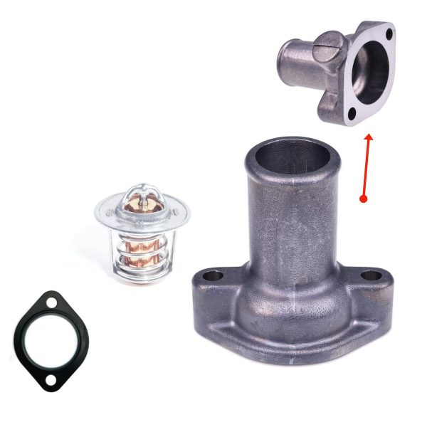 Carcasa termostato + termostato (brida de agua) Beta Marine Beta 28 / Beta 30 – Nanni N3.30 – Universal M-25XPB