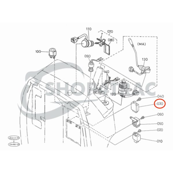 Relé de precalentamiento / temporizador de arranque-parada 12V Beta Marine Beta 28 – Universal M-25XPB