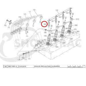 Bujía incandescente (M8) – Beta Marine Beta 10 · 14 · 20 | Nanni N2.10 · N2.14 · N3.21
