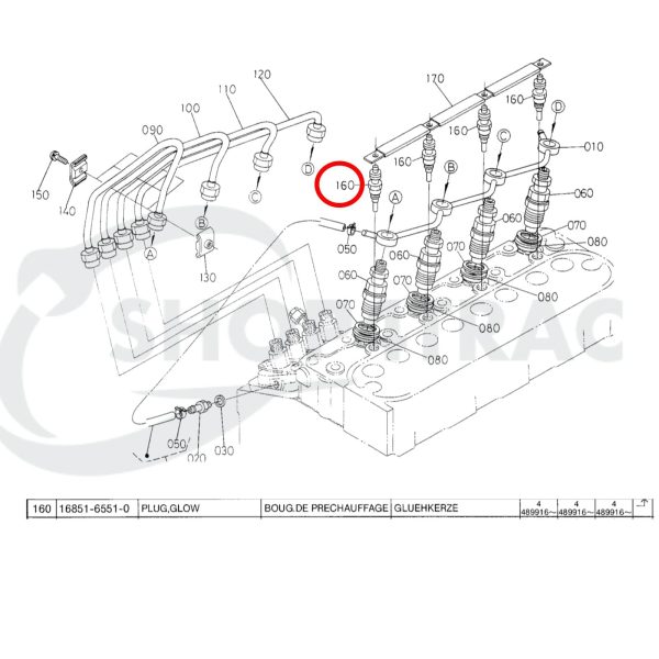 Bujía incandescente (M8) – Beta Marine Beta 10 · 14 · 20 | Nanni N2.10 · N2.14 · N3.21