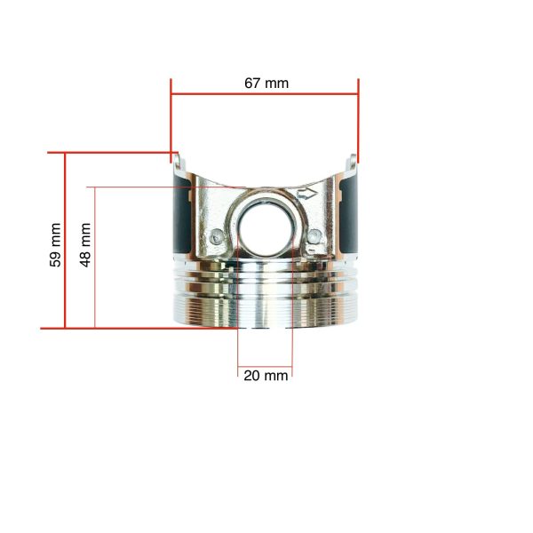 Pistón Beta Marine Beta 10 | Beta 14 | Beta 20 – Nanni N2.10 | N2.14 | N3.21