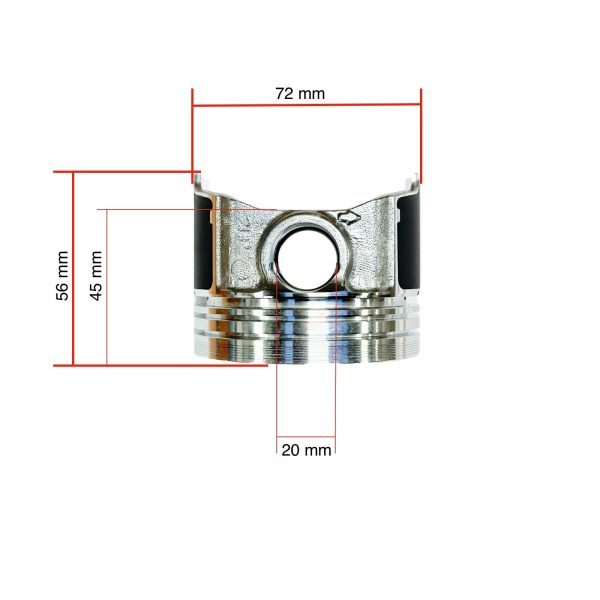 Pistón Beta Marine Beta 16 | Beta 25 – Phasor K2-4.5