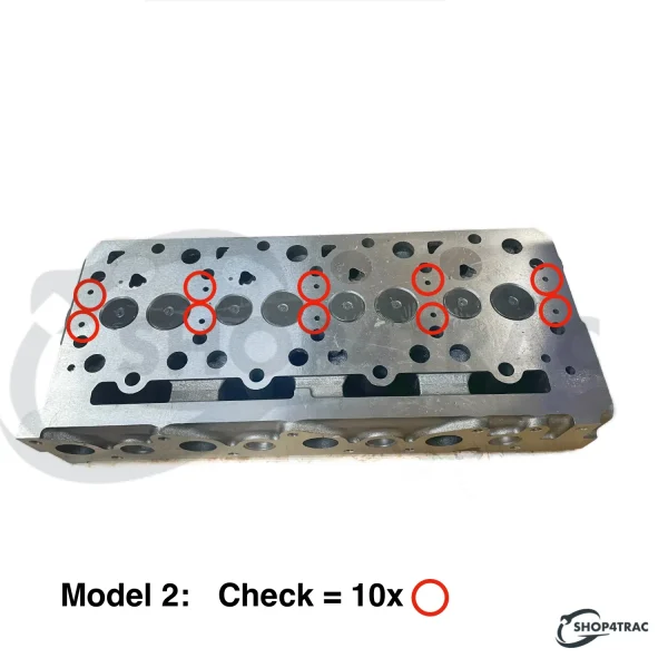 Culata Beta Marine Beta 50 – Nanni N4.50 (inyección indirecta / IDI, tipo 2)