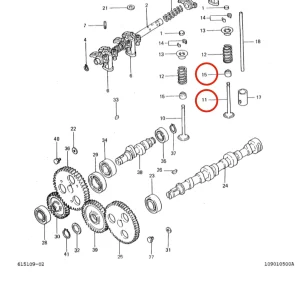 Válvula de Escape Solé Diesel Mini 11 | Mini 17 | Mini 26 – Vetus M2.06 | M3.09 | M3.28 – Craftsman Marine CM2.16 | CM3.27 – JF Marine Power JF6-1500