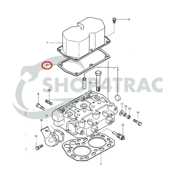 Junta de la tapa de balancines Solé Diesel Mini 18