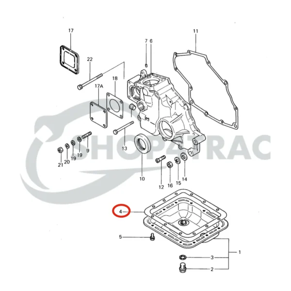 Junta de cárter de aceite Solé Diesel Mini 14