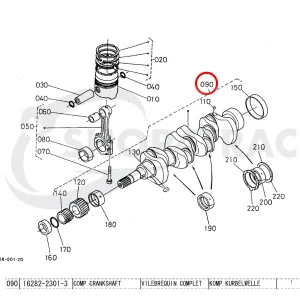 Cigüeñal Beta Marine Beta 38 | Beta 45T – Nanni N4.38