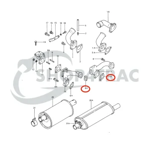 Junta de colector de escape Solé Diesel Mini 14