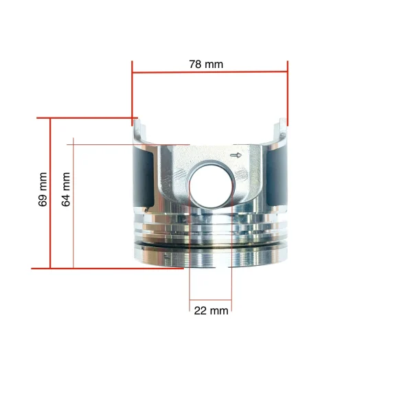 Pistón Beta Marine Beta 30 – Nanni N3.30