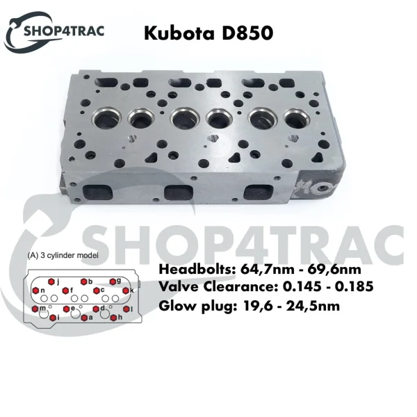 Culata Universal M-25 | M-25XP – Nanni 3.90HE – Renault Marine D950 – Culata desnuda