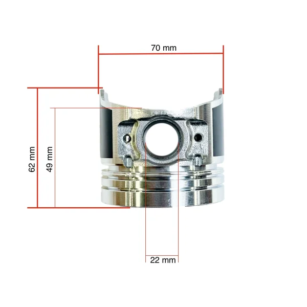 Pistón Yanmar 2YM15 | 3YM20