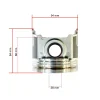 Pistón Beta Marine Beta 85T – Nanni N4.85 | N4.100 – sin aros de pistón, STD