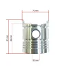 Pistón Universal M-18 – Nanni 2.60HE | 4.110HE