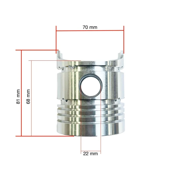 Pistón Universal M-18 – Nanni 2.60HE | 4.110HE