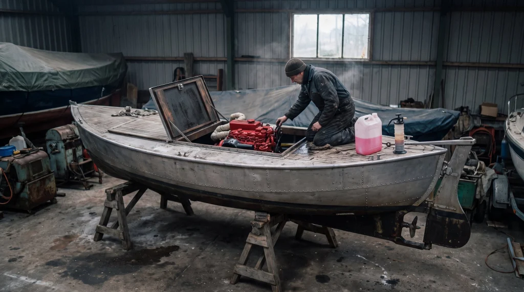 Preparar el motor de tu barco para el invierno: checklist completa para tu diésel intraborda, con costes