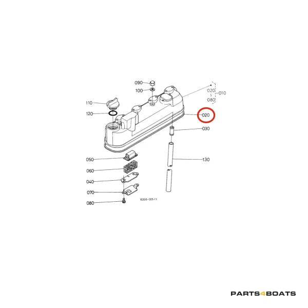 Junta de tapa de válvulas Beta Marine Beta 35 | Beta 38 – Nanni N4.38 – Universal M-35B