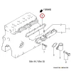 Junta de Colector de Admisión Diésel Solé Mini 44 | Mini 55 – Vetus M4.15 | M4.17 – Craftsman Marine CM4.42 – JF Marine Power JF15