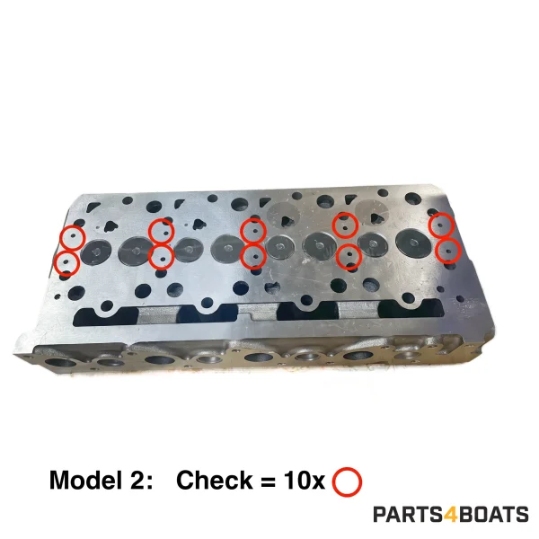 Culata Beta Marine Beta 50 – Nanni N4.50 (inyección indirecta / IDI, tipo 2)