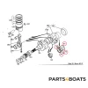 Cojinete de empuje / cojinete axial set – Beta Marine Beta 10 / Beta 14 / Beta 20 | Nanni N2.10 / N2.14 / N3.21