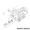 O-ring junta de culata Beta Marine Beta 28 | Beta 30 – Nanni N3.30 – Universal M-25XPB